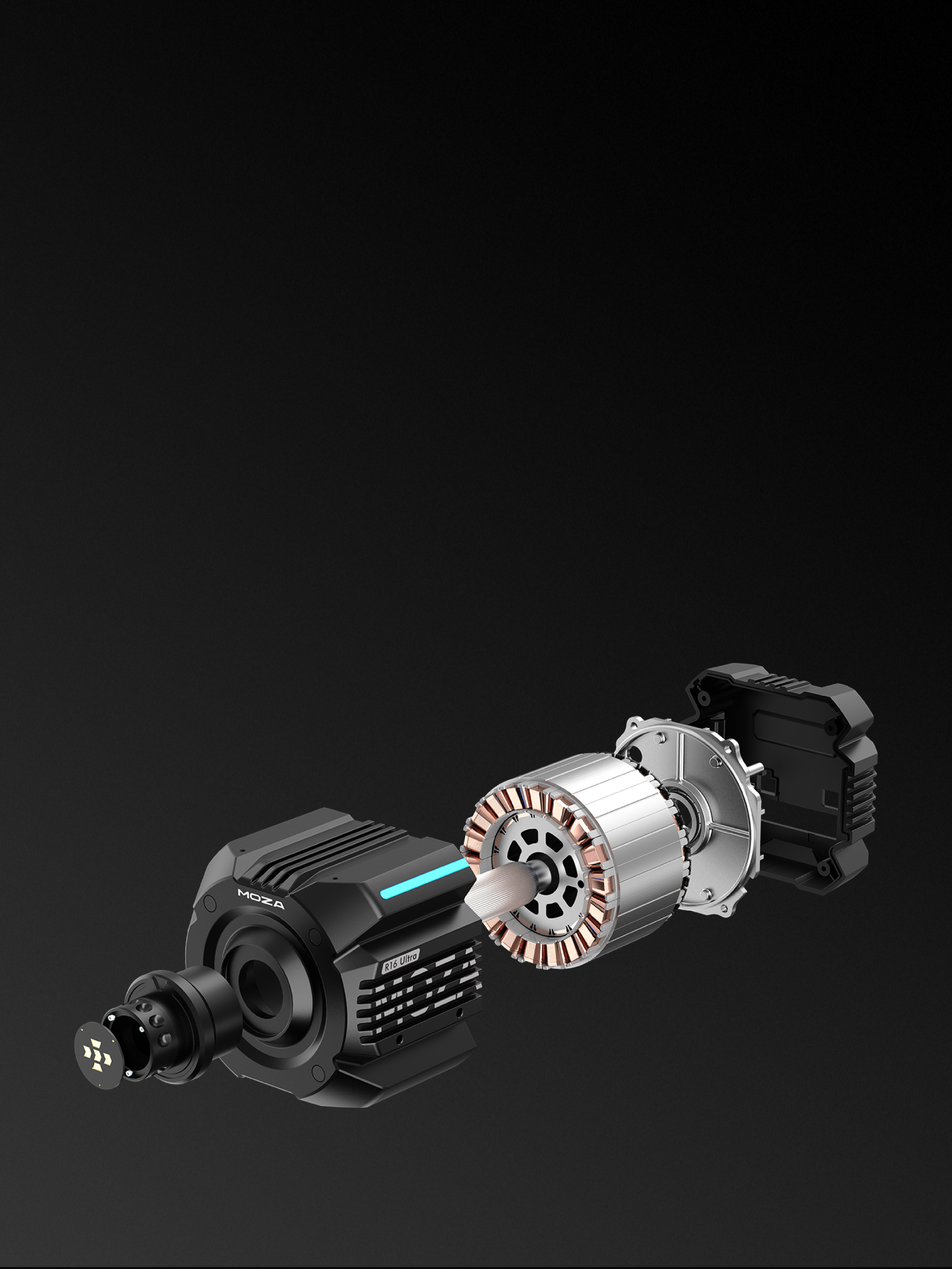 Moza R16 ULTRA - no cogging at low speeds